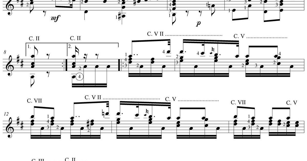 Estudio brillante tarrega partitura pdf995